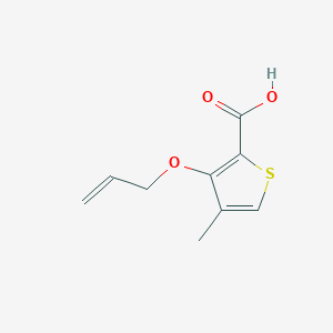 molecular formula C9H10O3S B1480567 3-(Allyloxy)-4-methylthiophene-2-carboxylic acid CAS No. 2090418-84-9