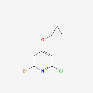 2-Bromo-6-chloro-4-cyclopropoxypyridine