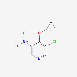 3-Chloro-4-cyclopropoxy-5-nitropyridine