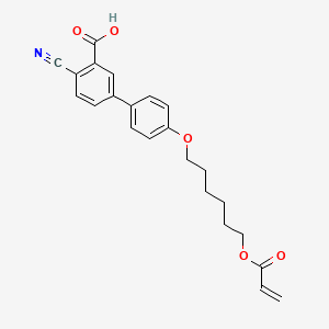 4[4[6-Acryloxyhex-1-yl]oxyphenyl]carboxybenzonitrile