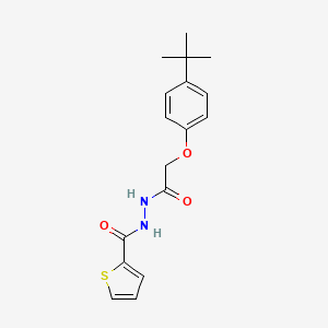 N'-[2-(4-tert-butylphenoxy)acetyl]thiophene-2-carbohydrazide