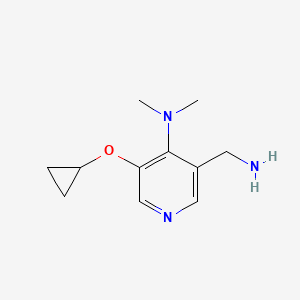 3-(Aminomethyl)-5-cyclopropoxy-N,N-dimethylpyridin-4-amine