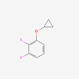 1-Cyclopropoxy-2,3-diiodobenzene