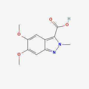 5,6-dimethoxy-2-methyl-2H-indazole-3-carboxylic acid