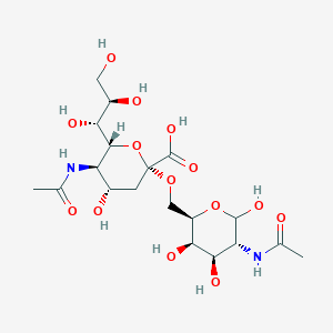 molecular formula C19H32N2O14 B14805857 NeuAc(a2-6)GalNAc 