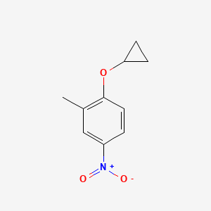 1-Cyclopropoxy-2-methyl-4-nitrobenzene