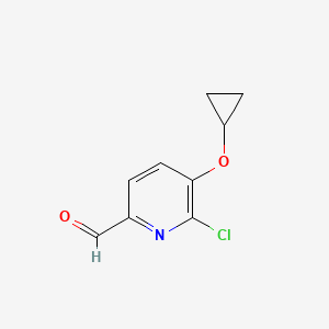 6-Chloro-5-cyclopropoxypicolinaldehyde