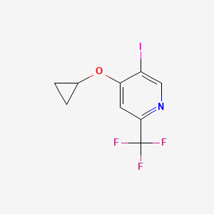 4-Cyclopropoxy-5-iodo-2-(trifluoromethyl)pyridine