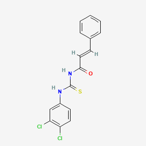 (2E)-N-[(3,4-dichlorophenyl)carbamothioyl]-3-phenylprop-2-enamide