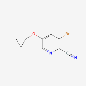 3-Bromo-5-cyclopropoxypicolinonitrile