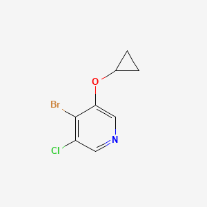 4-Bromo-3-chloro-5-cyclopropoxypyridine