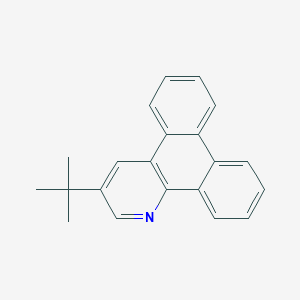 molecular formula C21H19N B14805980 3-(tert-Butyl)dibenzo[f,h]quinoline 