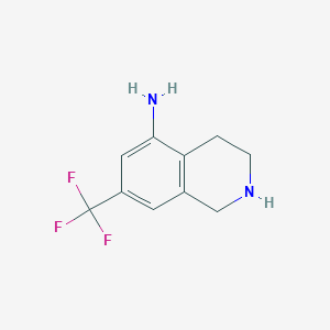 7-(Trifluoromethyl)-1,2,3,4-tetrahydroisoquinolin-5-amine