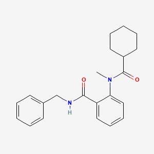 N-benzyl-2-[(cyclohexylcarbonyl)(methyl)amino]benzamide