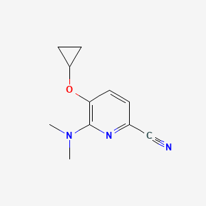 5-Cyclopropoxy-6-(dimethylamino)picolinonitrile