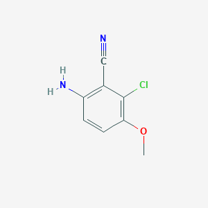 Benzonitrile, 6-amino-2-chloro-3-methoxy-