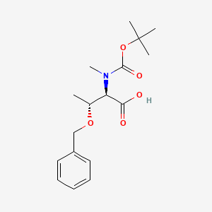 (2R,3R)-3-(Benzyloxy)-2-((tert-butoxycarbonyl)(methyl)amino)butanoic acid