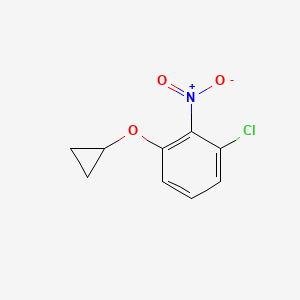 1-Chloro-3-cyclopropoxy-2-nitrobenzene