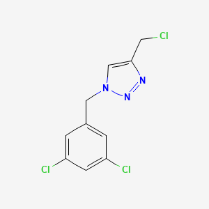 molecular formula C10H8Cl3N3 B1480608 4-(chloromethyl)-1-(3,5-dichlorobenzyl)-1H-1,2,3-triazole CAS No. 2091696-28-3