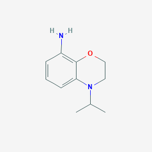 4-Propan-2-yl-2,3-dihydro-1,4-benzoxazin-8-amine