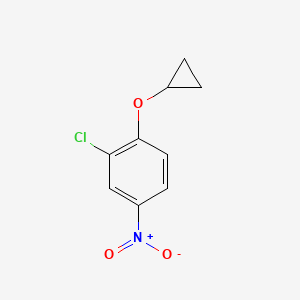 2-Chloro-1-cyclopropoxy-4-nitrobenzene