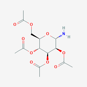 (2R,3R,4S,5S,6S)-2-(Acetoxymethyl)-6-aminotetrahydro-2H-pyran-3,4,5-triyl triacetate