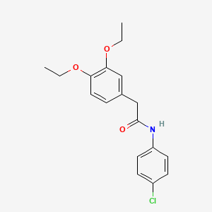 N-(4-chlorophenyl)-2-(3,4-diethoxyphenyl)acetamide