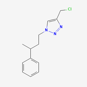 4-(chloromethyl)-1-(3-phenylbutyl)-1H-1,2,3-triazole
