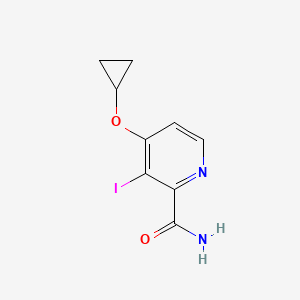 4-Cyclopropoxy-3-iodopicolinamide