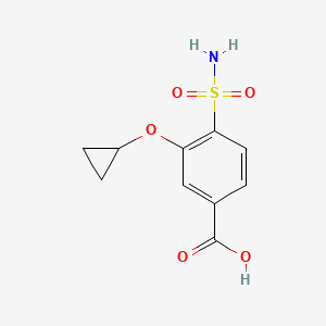 3-Cyclopropoxy-4-sulfamoylbenzoic acid