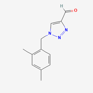 1-(2,4-dimethylbenzyl)-1H-1,2,3-triazole-4-carbaldehyde