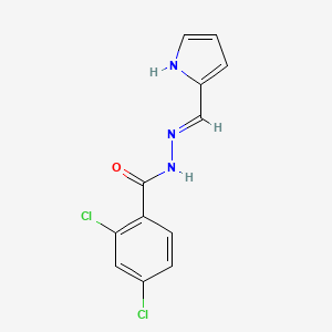 2,4-dichloro-N'-(1H-pyrrol-2-ylmethylene)benzohydrazide