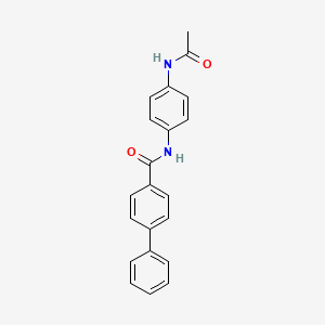 N-[4-(acetylamino)phenyl]-4-biphenylcarboxamide