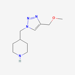 4-((4-(methoxymethyl)-1H-1,2,3-triazol-1-yl)methyl)piperidine