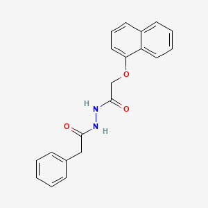 2-(naphthalen-1-yloxy)-N'-(phenylacetyl)acetohydrazide