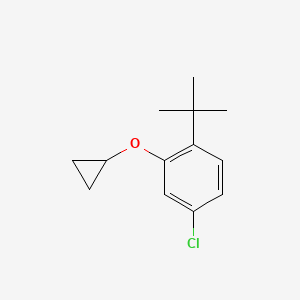 1-Tert-butyl-4-chloro-2-cyclopropoxybenzene