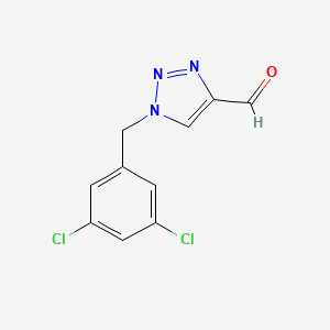 molecular formula C10H7Cl2N3O B1480634 1-(3,5-二氯苄基)-1H-1,2,3-三唑-4-甲醛 CAS No. 2091158-43-7