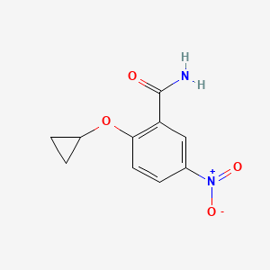 2-Cyclopropoxy-5-nitrobenzamide