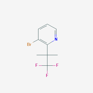 3-Bromo-2-(1,1,1-trifluoro-2-methylpropan-2-yl)pyridine