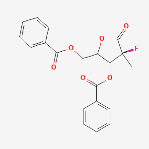 [(4S)-3-benzoyloxy-4-fluoro-4-methyl-5-oxooxolan-2-yl]methyl benzoate