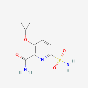 3-Cyclopropoxy-6-sulfamoylpicolinamide