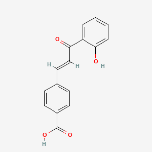 4-[(E)-3-(2-hydroxyphenyl)-3-oxo-prop-1-enyl]benzoic acid