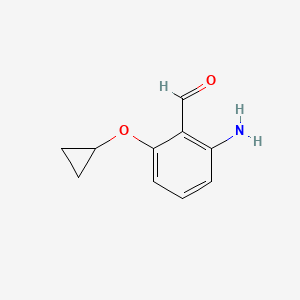 2-Amino-6-cyclopropoxybenzaldehyde