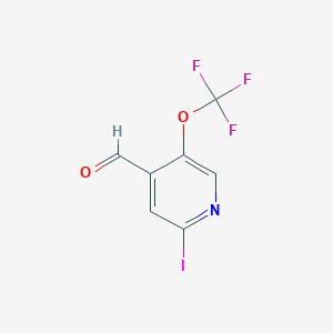 2-Iodo-5-(trifluoromethoxy)isonicotinaldehyde