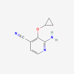 2-Amino-3-cyclopropoxyisonicotinonitrile