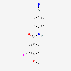 N-(4-cyanophenyl)-3-iodo-4-methoxybenzamide