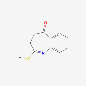 5H-1-Benzazepin-5-one, 3,4-dihydro-2-(methylthio)-