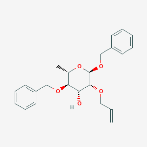 (2S,3R,4R,5R,6R)-2-methyl-3,6-bis(phenylmethoxy)-5-prop-2-enoxyoxan-4-ol