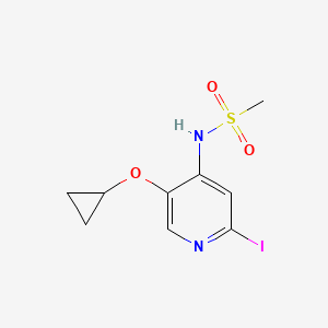 N-(5-Cyclopropoxy-2-iodopyridin-4-YL)methanesulfonamide