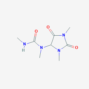 1-(1,3-dimethyl-2,5-dioxoimidazolidin-4-yl)-1,3-dimethylurea